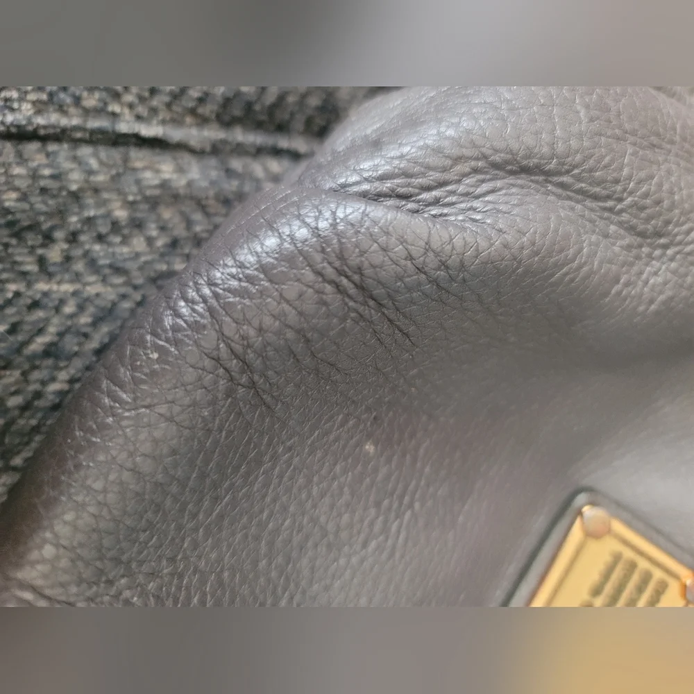 Marc By Marc Jacobs Gray Leather Crossbody Bag
